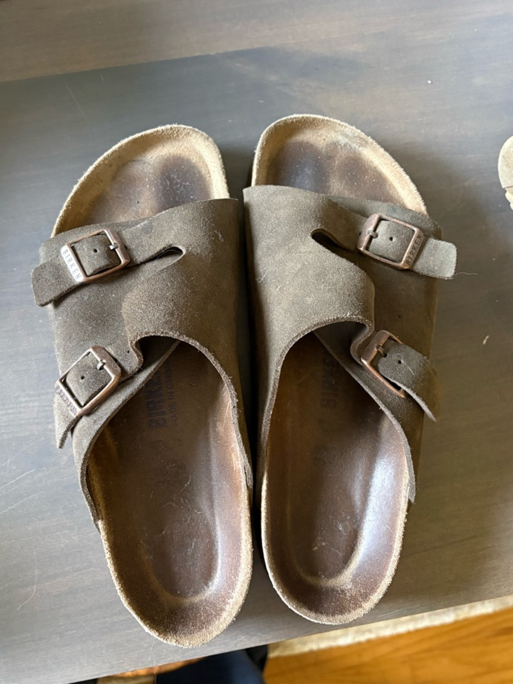 Birkenstock Brown Suede Sandals